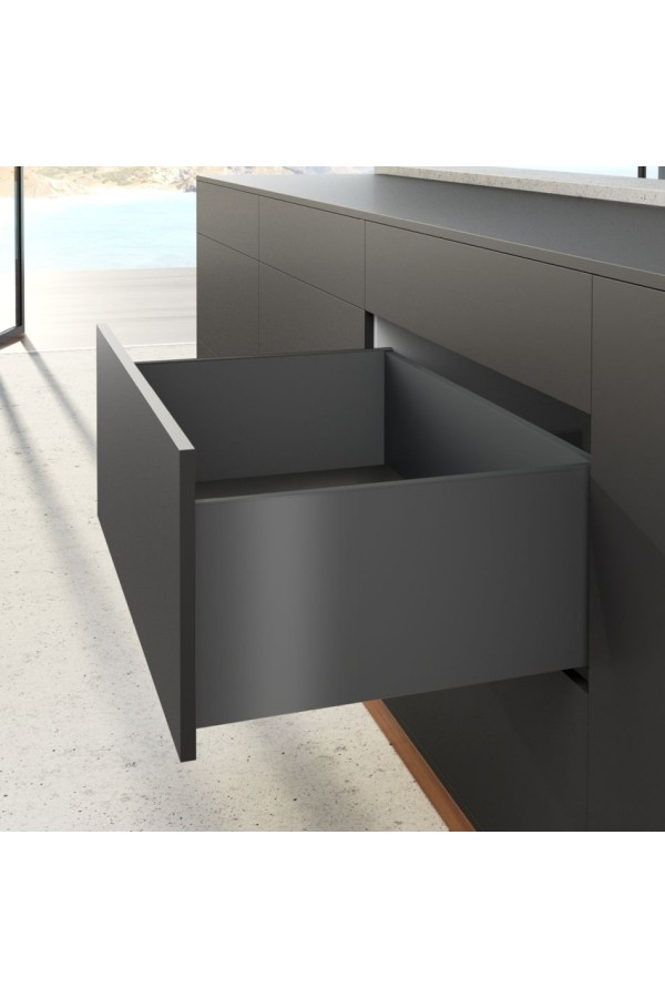 Выдвижной ящик AvanTech You 251*500мм, БЕЗ направляющих антрацит 9255356 Hettich