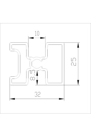 система 4 в 1/рамка средняя золото крацованное  5,0м /FA0716.VP500.GLBAN.CJ