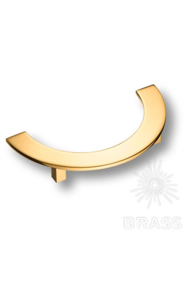 Brass 07620-003-R15-96 ручка скоба латунь, глянцевое золото 96 мм
