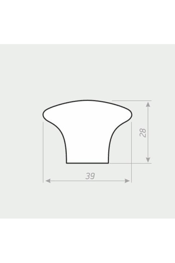 Ручка-кнопка К20 металлик(3)/500
