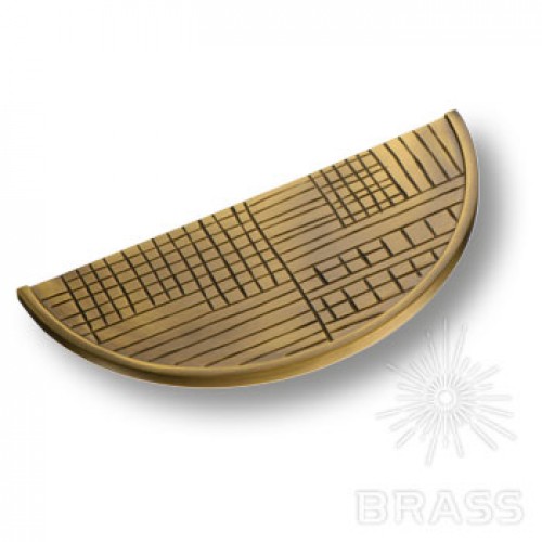 Brass 07601-013-R15 ручка скоба латунь, старая бронза 96 мм