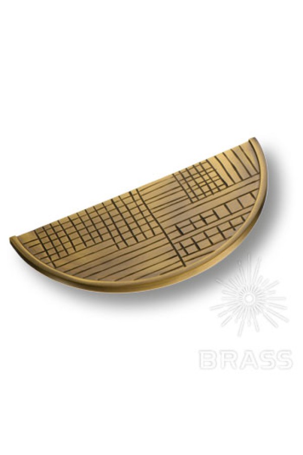 Brass 07601-013-R15 ручка скоба латунь, старая бронза 96 мм