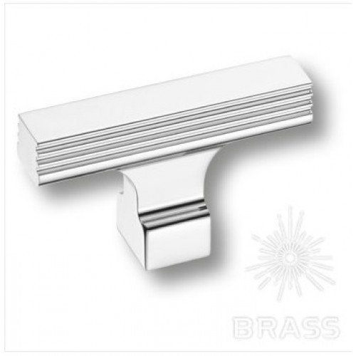 Brass 63-Chrome ручка кнопка модерн, глянцевый хром