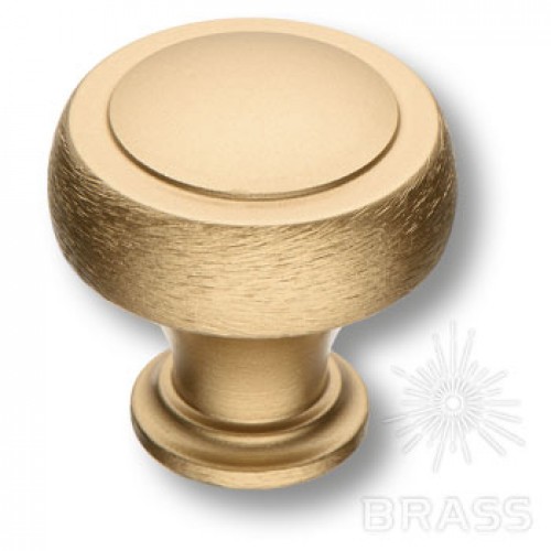 Brass 1915 0032 ELX5 ручка кнопка, брашированная латунь
