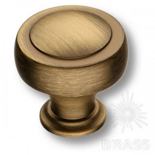 Brass 1915 0032 ELX8 ручка кнопка, брашированная бронза