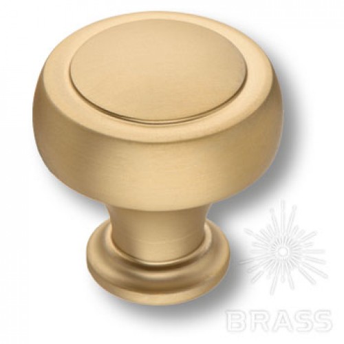 Brass 1915 0032 GB ручка кнопка, матовая латунь