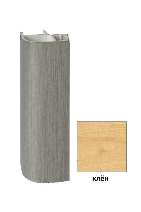 Угол 90гр для цоколя h=100мм клён