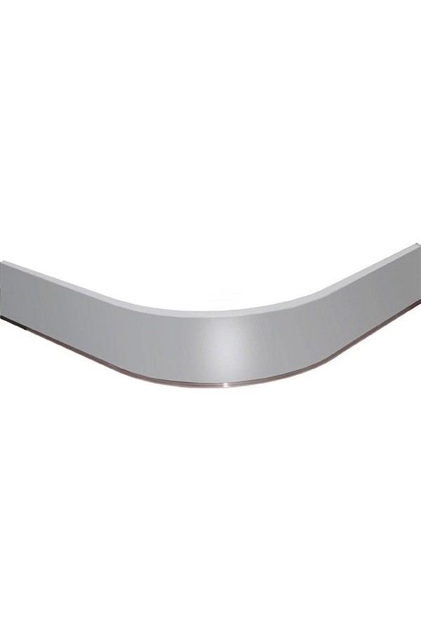 Цоколь кухонный гибкий h=100мм алюминий гладкий 1м