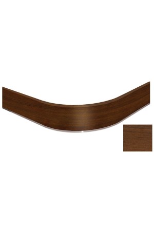 Цоколь кухонный гибкий h=150мм орех темный 1м