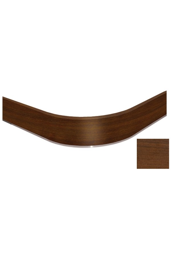 Цоколь кухонный гибкий h=150мм орех темный 1м