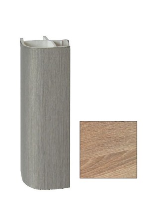 Угол 90гр универсальный для цоколя h=100мм дуб сонома