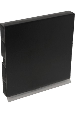 Цоколь кухонный h=100мм черный 4м Korner