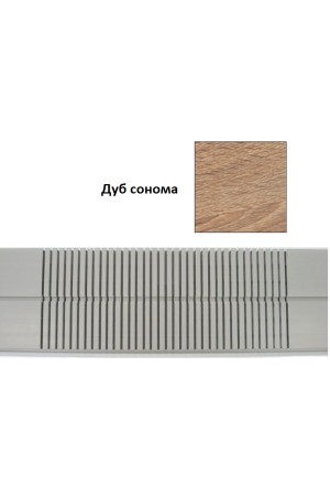 Цоколь кухонный гибкий h=100мм дуб сонома 1м