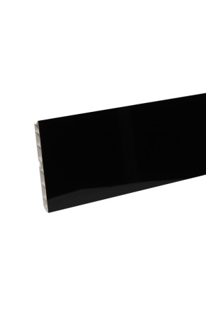 Цоколь кухонный h=150 мм черный глянец 4м