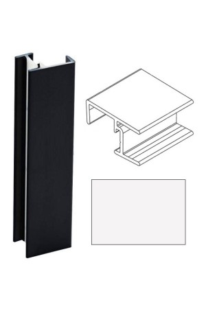 Угол 90гр универсальный для цоколя h=150мм белый 001 Korner