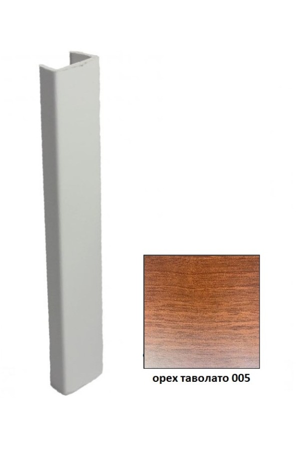 Универсальная заглушка для цоколя h=100мм орех таволтато 005 Korner