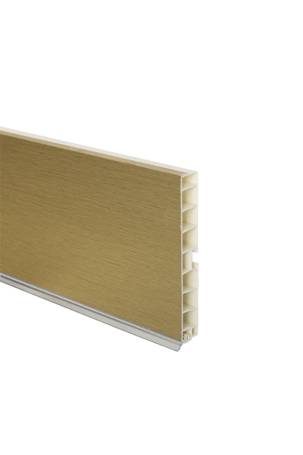 цоколь кухонный h=100 мм, 4м, золото шлифованное(15шт)