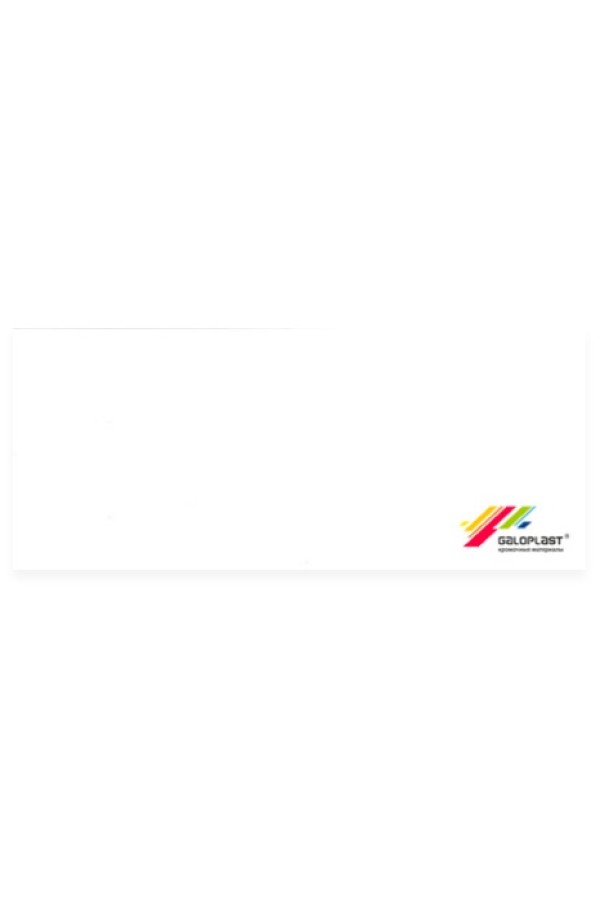 ПВХ кромка 1*19 мм 1605 без клея белый экспо