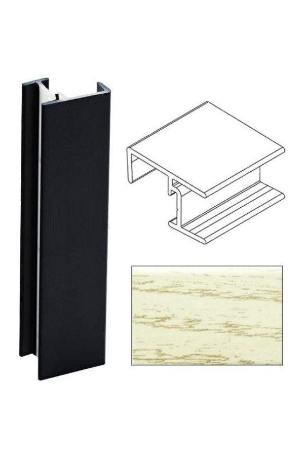 Угол 90гр для цоколя h=150мм ясень 880246-021 Rehau