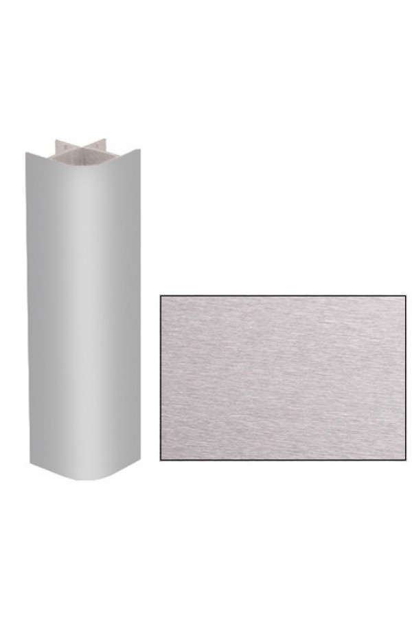 Угол 135гр для цоколя h=100мм Magic сталь 360L 19692191005 Rehau