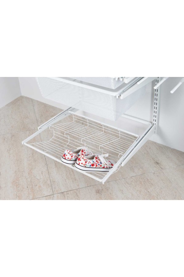 гардероб бел/460/обувница 2-х ярусная выдвижная L=450/WA0412