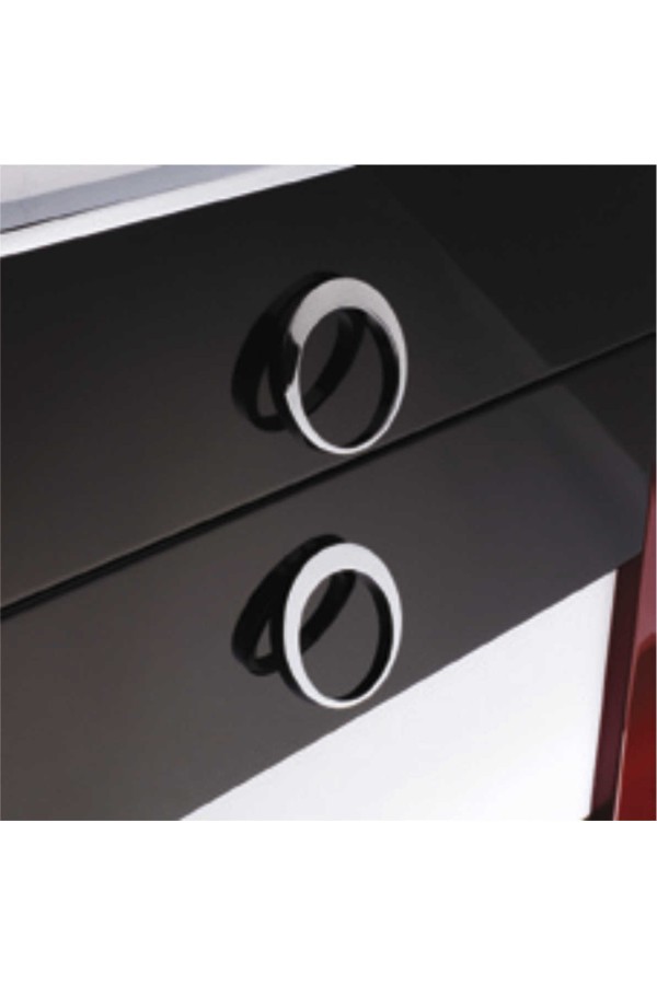 Ручка мебельная кольцо 80мм хром SY653080CR 112.51.252 Hafele