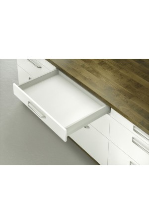 Выдвижной ящик Matrix Box 92*500мм Push-to-Open + Soft-Close белый 513.30.705 Hafele