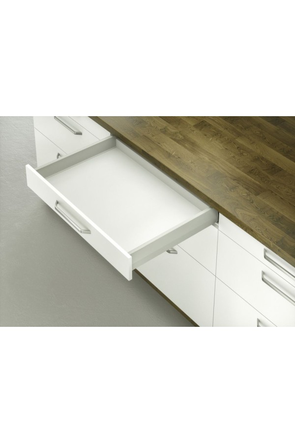 Выдвижной ящик Matrix Box 92*500мм Push-to-Open + Soft-Close белый 513.30.705 Hafele