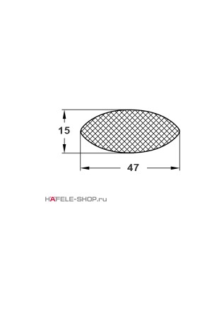 Ламель стяжка деревянная 8*47мм 267.90.000 Hafele