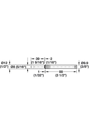 #механизм Free flap толкатель врезной Type 2: 22–34 N(1шт)/372.91.471/372.91.501