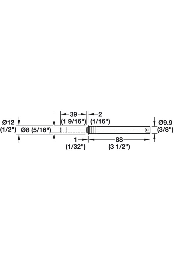 #механизм Free flap толкатель врезной Type 2: 22–34 N(1шт)/372.91.471/372.91.501