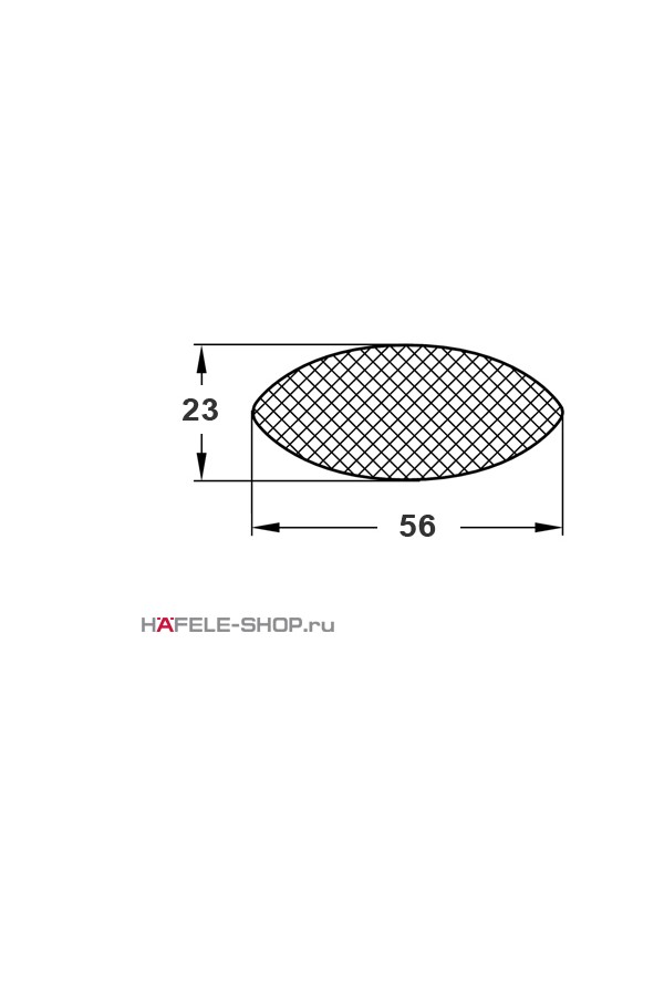 Ламель стяжка деревянная 20*56мм 267.90.020 Hafele