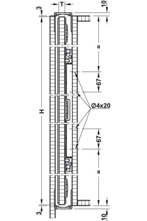 Комплект фурнитуры Slido Spinfront для поворотно-выдвижных дверей 560мм 408.45.020 Hafele