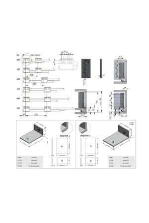 ящик GTV AXIS PRO 167*600мм, доводчик, 40кг, антрацит/PB-AXISPRO-KPL600C