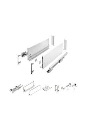 ящик GTV AXIS PRO 167*600мм, доводчик, 40кг, белый/PB-AXISPRO-KPL600C1
