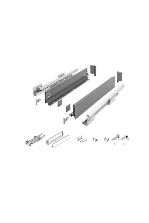 ящик GTV AXIS PRO 84*250мм, доводчик, 40кг, антрацит/PB-AXISPRO-KPL250A