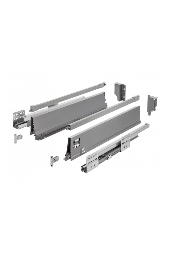 ящик GTV MODERN BOX PRO 135*400мм, доводчик, 40кг, антрацит/PB-MBPRO-KPL400B