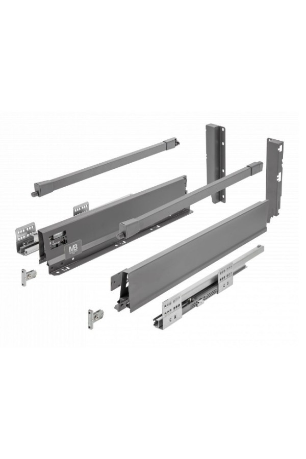 ящик GTV MODERN BOX PRO 199*300мм, доводчик, 40кг, антарцит/PB-MBPRO-KPL300C