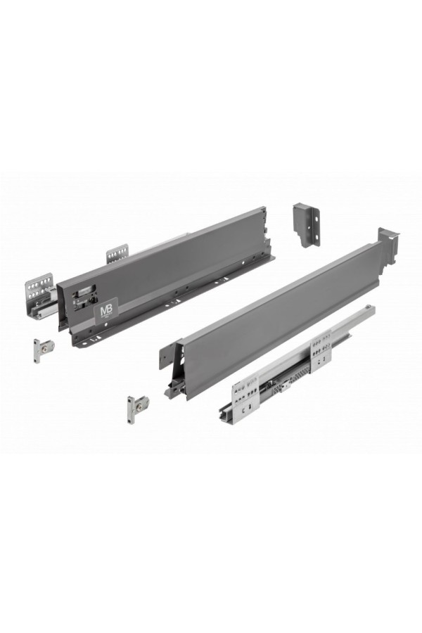 ящик GTV MODERN BOX PRO 84*550мм, доводчик, 40кг, антрацит/PB-MBPRO-KPL550A