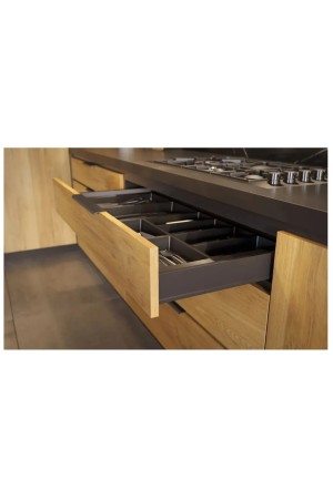 ящик GTV MODERN BOX PRO 84*550мм, доводчик, 40кг, антрацит/PB-MBPRO-KPL550A