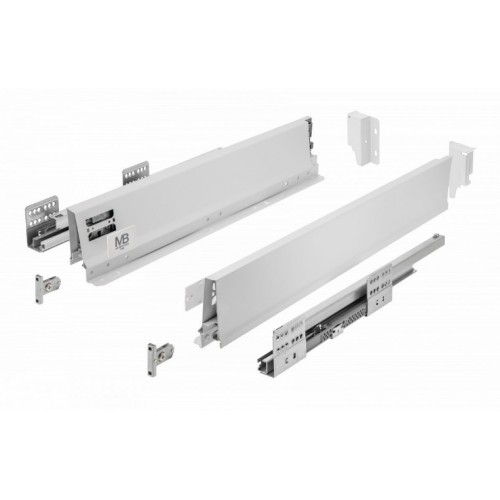 ящик GTV MODERN BOX PRO 84*550мм, доводчик, 40кг, белый/PB-MBPRO-KPL550A1