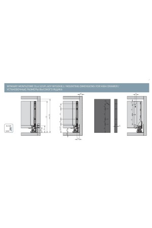 ящик GTV AXIS PRO GLASS 167*500мм, доводчик, 40кг, антрацит/PB-AXISPRO-GLASS-KPL500C