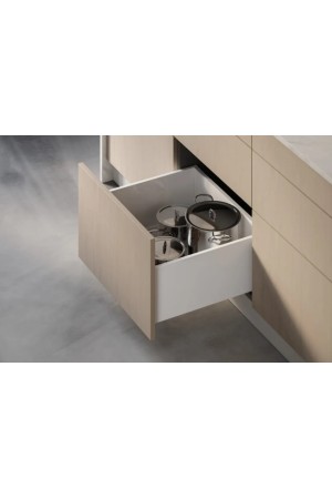 ящик GTV AXIS PRO 167*350мм, Push to open, 40кг, белый/PB-AXISPRO-P2O-KPL350C1