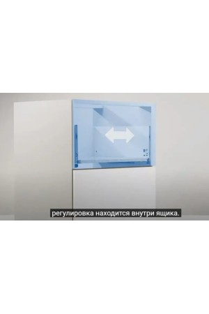 ящик GTV AXIS PRO 84*400мм, Push to open, 40кг, антрацит/PB-AXISPRO-P2O-KPL400A