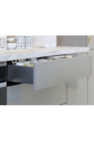 ящик GTV AXIS PRO 84*400мм, Push to open, 40кг, антрацит/PB-AXISPRO-P2O-KPL400A