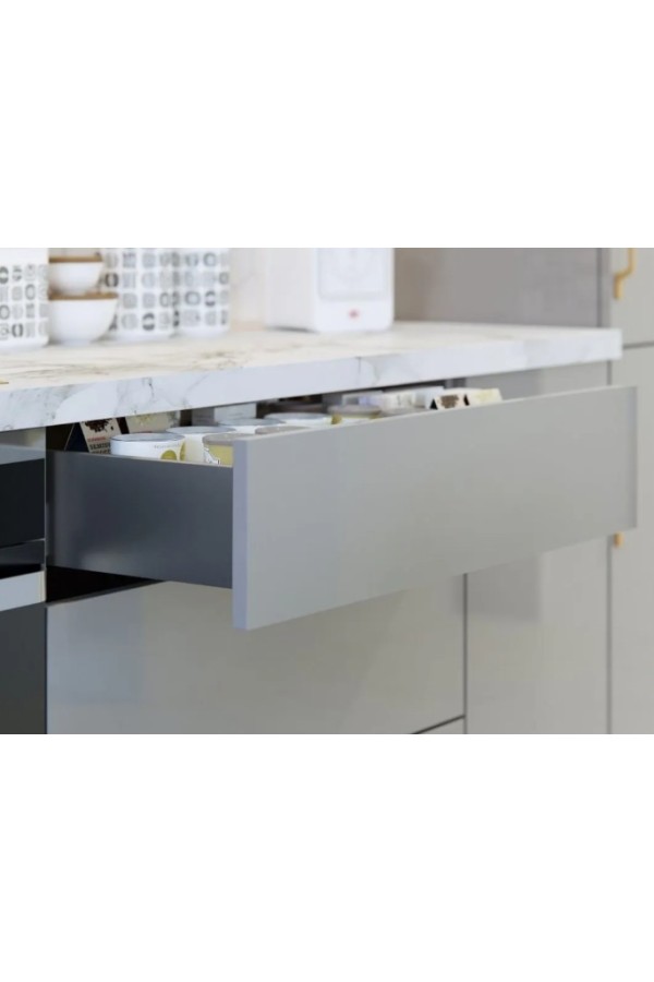 ящик GTV AXIS PRO 84*400мм, Push to open, 40кг, антрацит/PB-AXISPRO-P2O-KPL400A