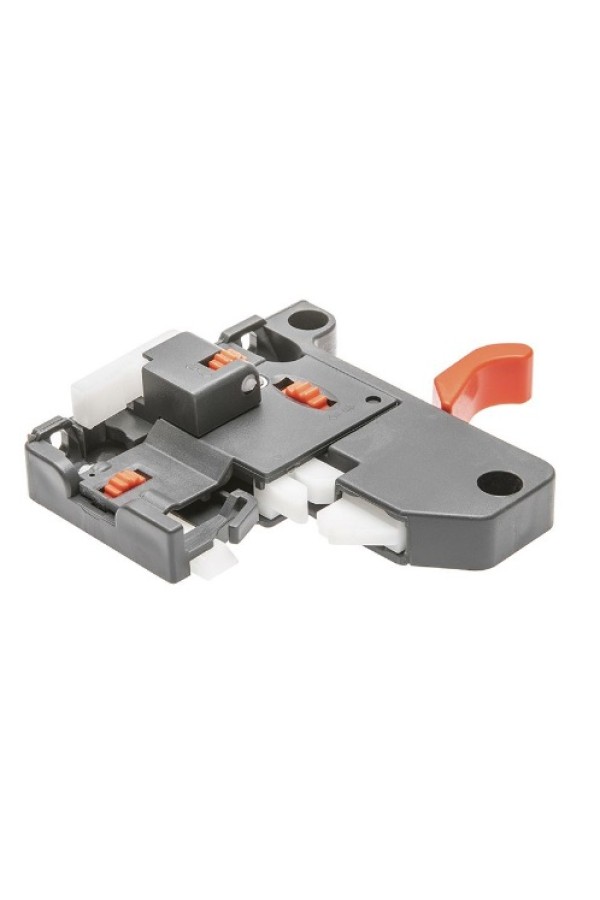 направляющие скрытого монтажа GTV MODERN SLIDE 3D 48*300мм, доводчик, 30кг(10шт)/PB-3D0SHX18-300-H