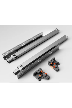направляющие скрытого монтажа, 550мм, доводчик, Soft-Close, DTC D-Motion/DTCDS10.S55