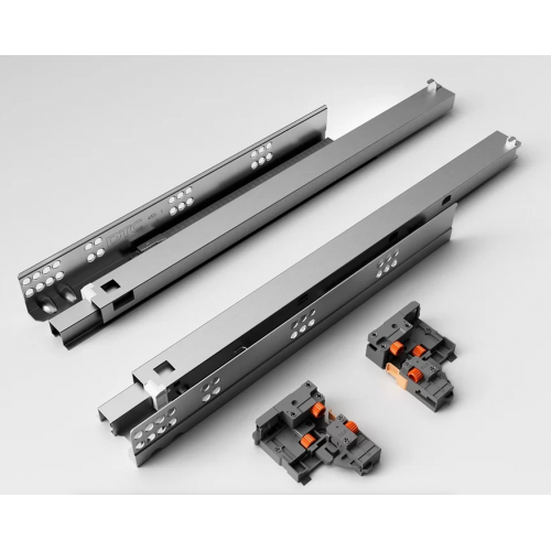 направляющие скрытого монтажа, 550мм, доводчик, Soft-Close, DTC D-Motion/DTCDS10.S55
