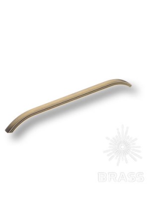 Ручка мебельная скоба 320мм состаренная латунь 8237 0320 ABM Brass